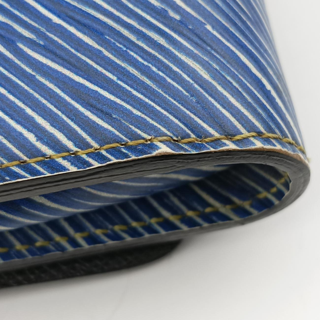 Portefeuille Twist Chain Wallet blue×multicolor Epi M61490 SP3105ポルトフォイユ ツイスト チェーン ウォレット ブルー×マルチカラー エピ M61490 SP3105