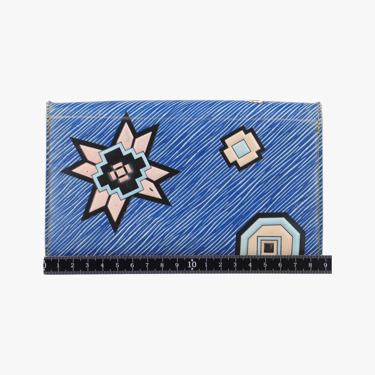 Portefeuille Twist Chain Wallet blue×multicolor Epi M61490 SP3105ポルトフォイユ ツイスト チェーン ウォレット ブルー×マルチカラー エピ M61490 SP3105