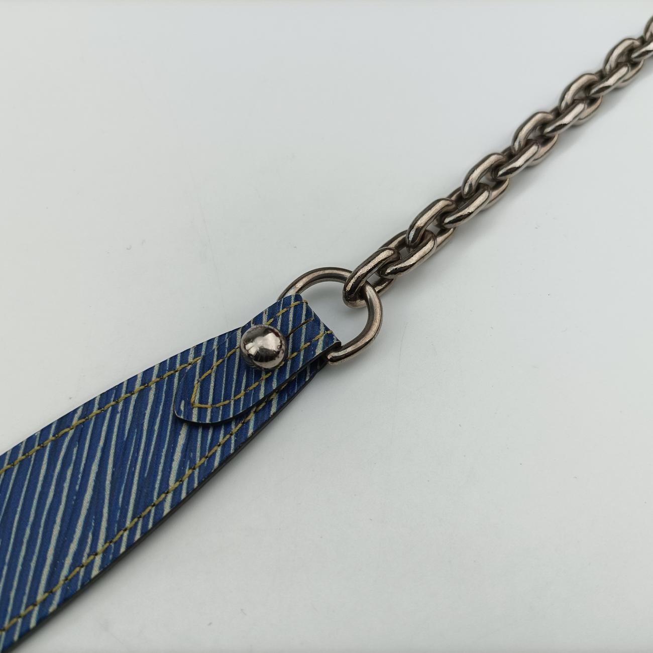 Portefeuille Twist Chain Wallet blue×multicolor Epi M61490 SP3105ポルトフォイユ ツイスト チェーン ウォレット ブルー×マルチカラー エピ M61490 SP3105