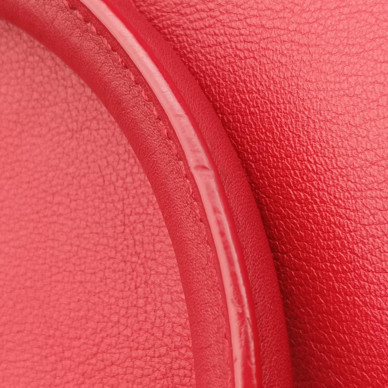 Y Ligne Petit Cabas Red Leather 311210 311210.528258Yライン プチカバス レッド レザー 311210 311210.528258