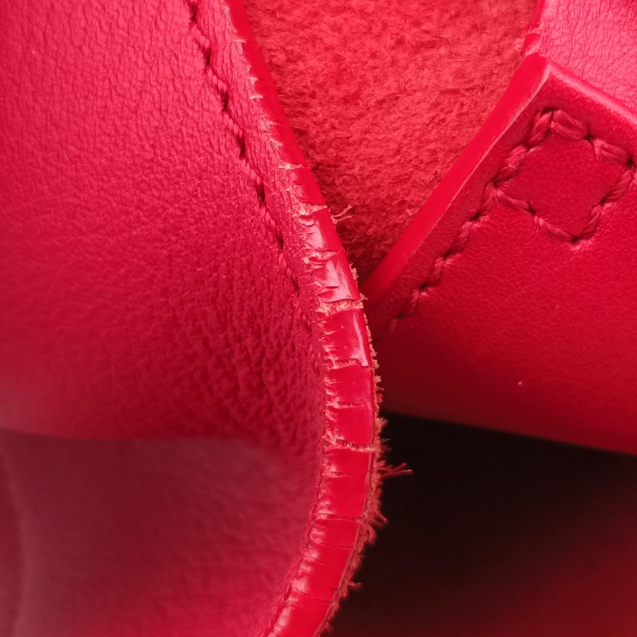 Y Ligne Petit Cabas Red Leather 311210 311210.528258Yライン プチカバス レッド レザー 311210 311210.528258