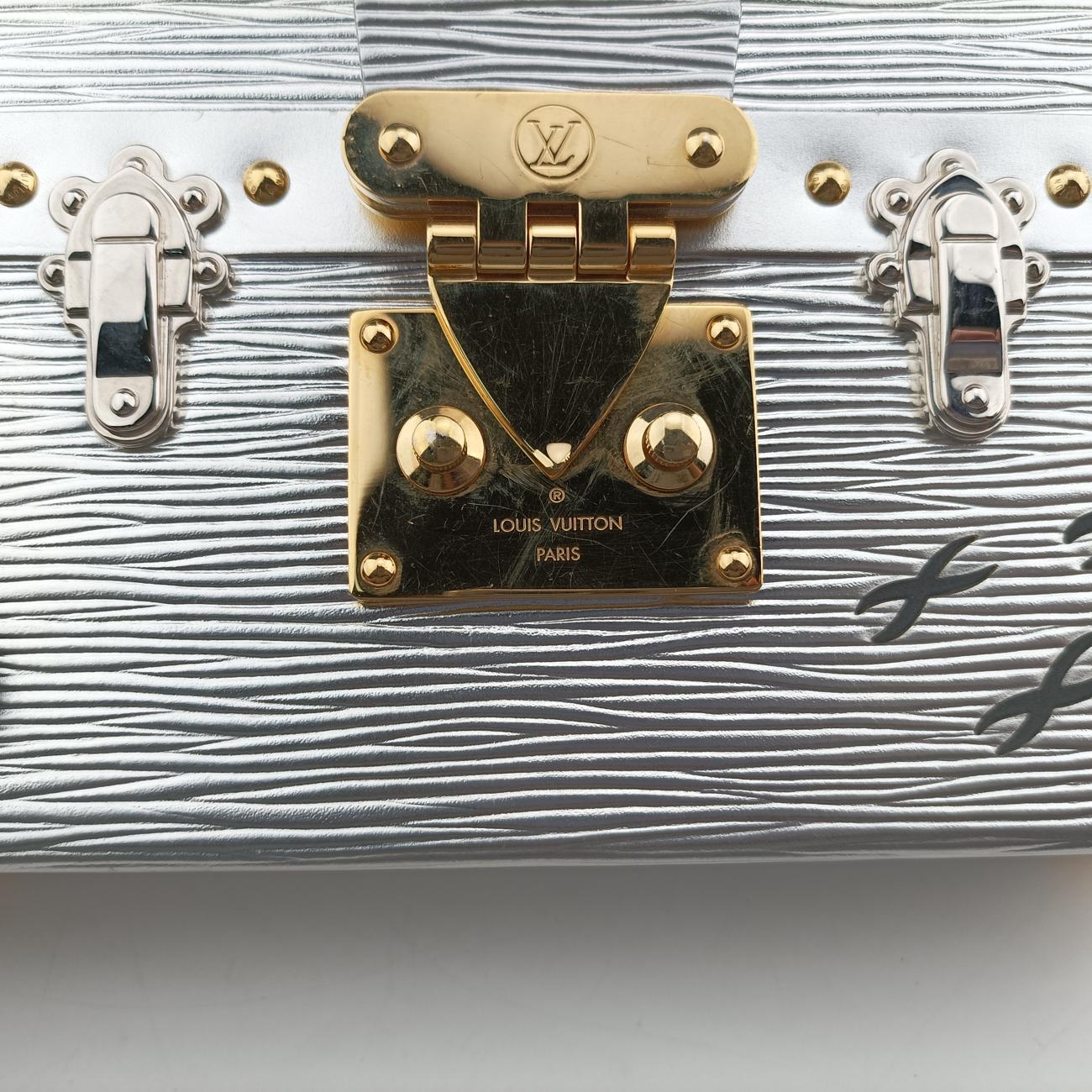 PETITE MALLE silver x gold Epi M54653 PL1117プティットマル シルバーｘゴールド エピ M54653 PL1117