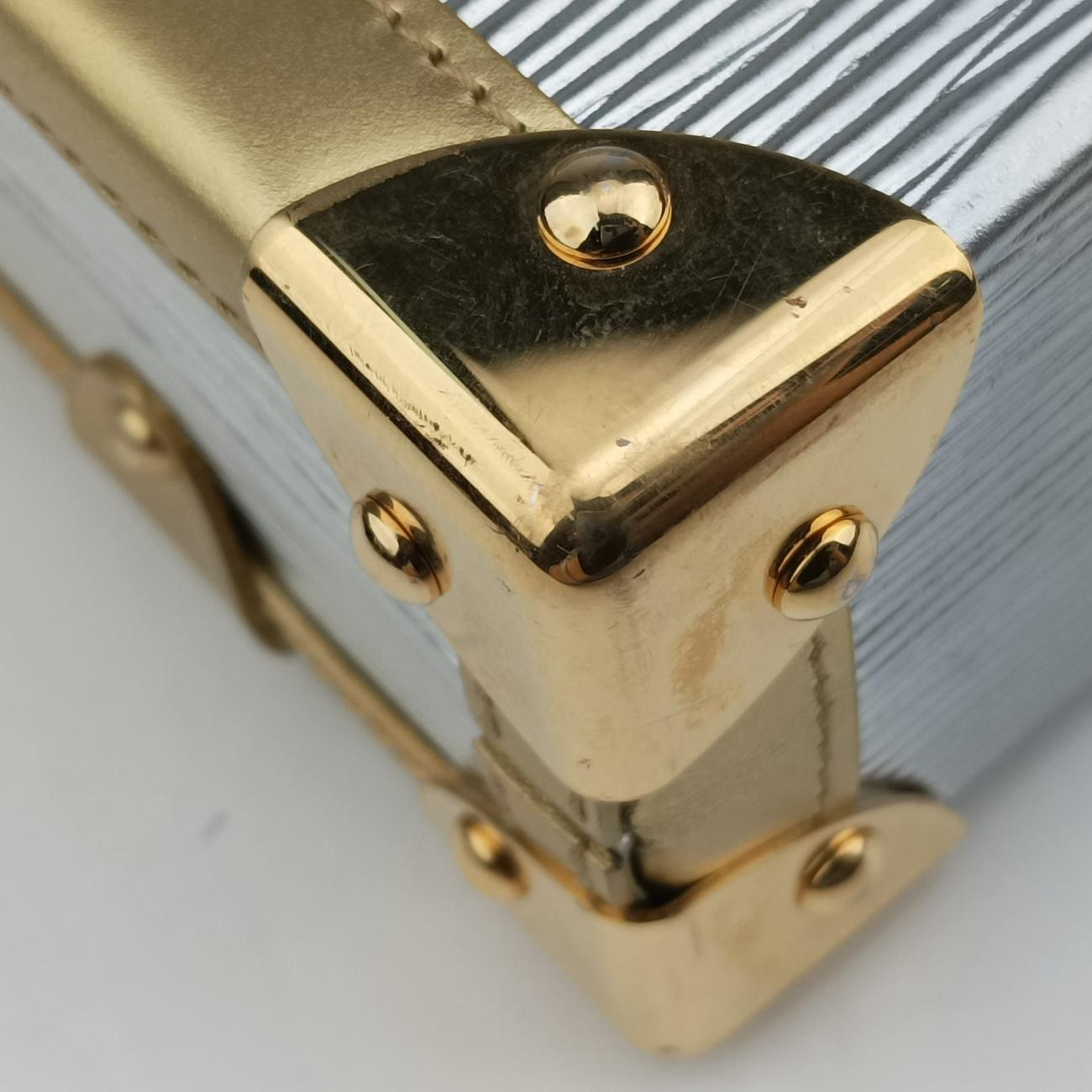 PETITE MALLE silver x gold Epi M54653 PL1117プティットマル シルバーｘゴールド エピ M54653 PL1117