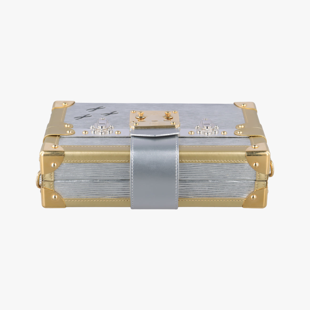 PETITE MALLE silver x gold Epi M54653 PL1117プティットマル シルバーｘゴールド エピ M54653 PL1117