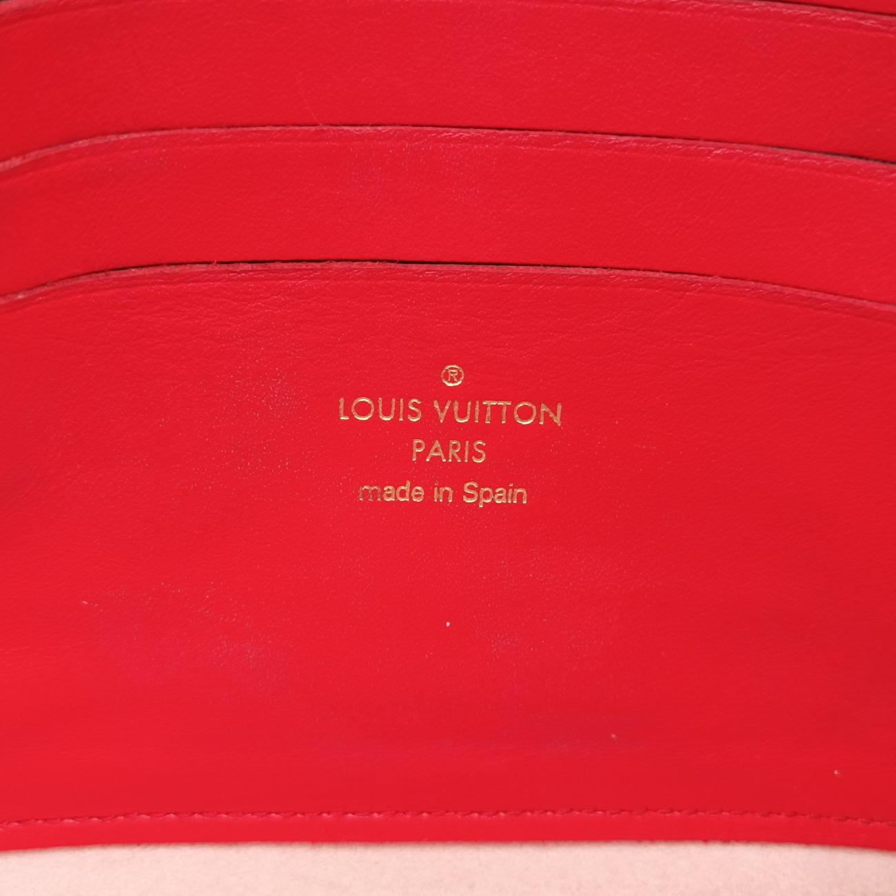 Pochette Double Zip Blooming Flowers brown×multicolor Monogram Canvas×calf leather M63905 GI4178ポシェット ドゥーブルジップ ブルーミングフラワー モノグラム/ブラウン系×マルチカラー モノグラムキャンバス×カーフレザー M63905 GI4178