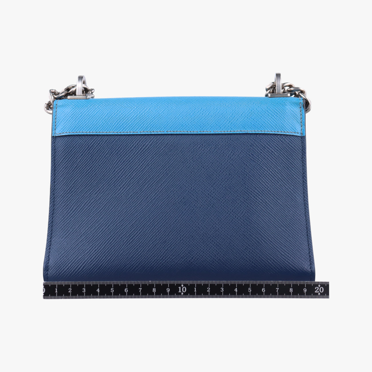 Monochrome Robot blue×Multicolour SAFFIANO Leather 1BD127 7/Dモノクローム ロボット ブルー×マルチカラー サフィアーノレザー 1BD127 7/D