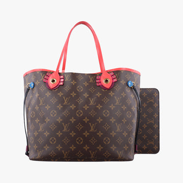 NEVERFULL MM Totem brown x Flamingo Monogram Canvas M41663 CA3175  CA4135ネヴァーフルMM モノグラム/ブラウン系xフラミンゴ モノグラムキャンバス M41663 CA3175  CA4135