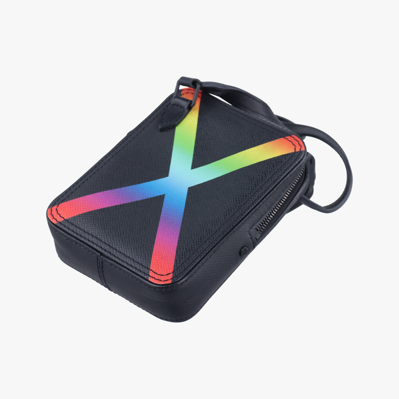 Danube Messenger black×multicolor Taiga M30332 CA1199ダヌーブメッセンジャー ブラック×マルチカラー タイガ M30332 CA1199