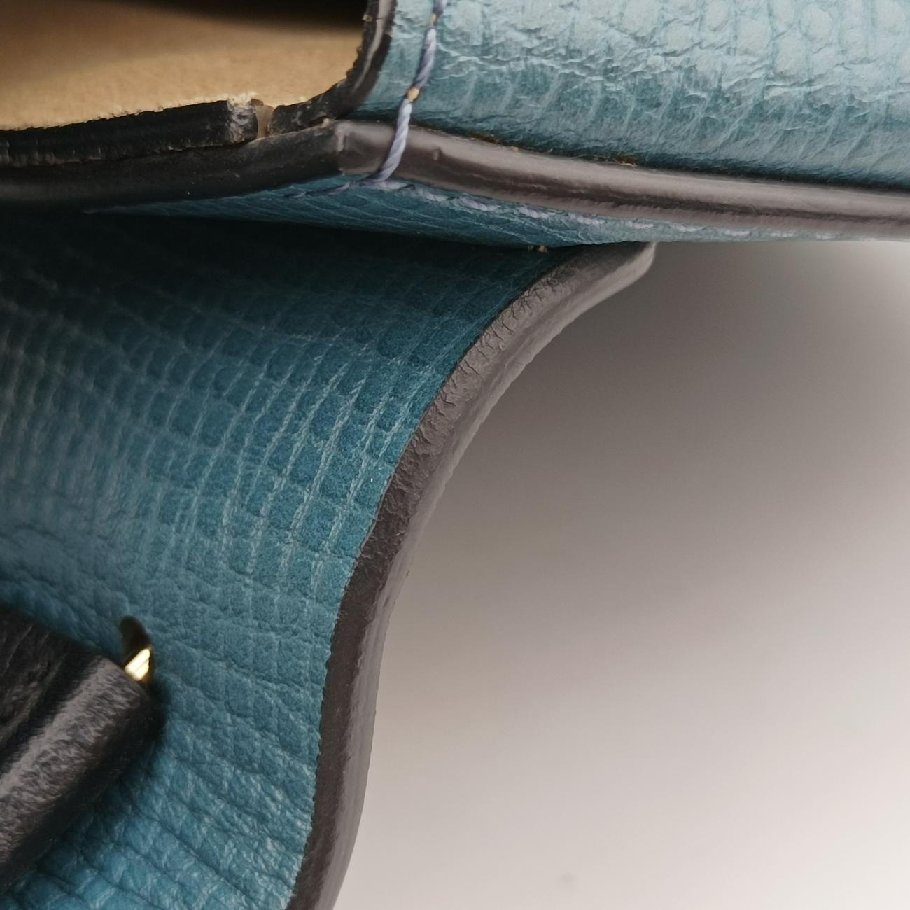 DREW Blue×Navy Leather 02-16-50-65ドリュー ブルー×ネイビー レザー 02-16-50-65