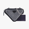 Triangle Crystal Black Leather 1NR015 234トライアングル ブラック レザー 1NR015 234