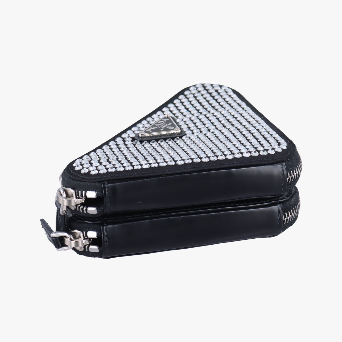 Triangle Crystal Black Leather 1NR015 234トライアングル ブラック レザー 1NR015 234