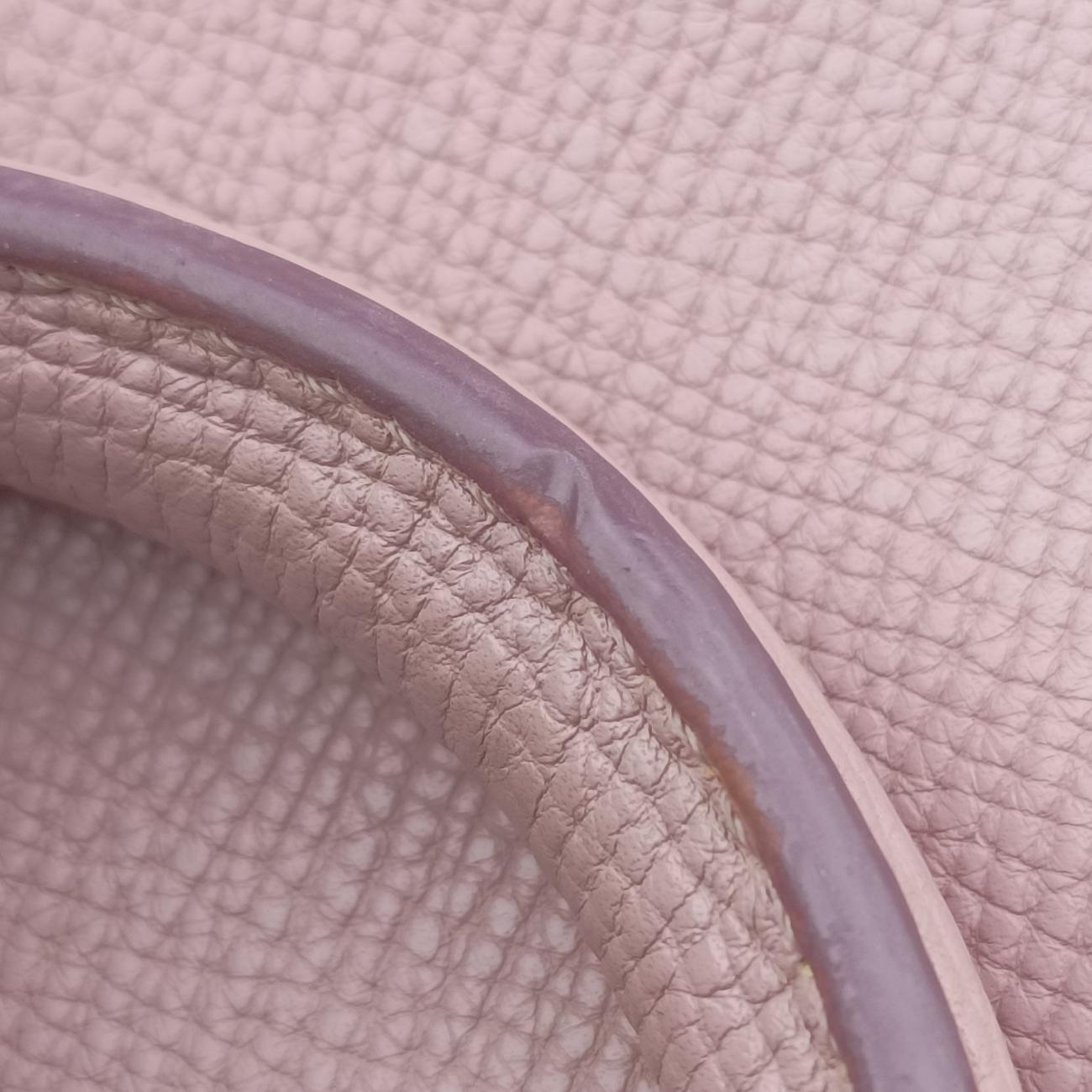 House Check The Banner Pink Leather ×Canvas ハウスチェック バナー ピンク レザー×キャンバス 