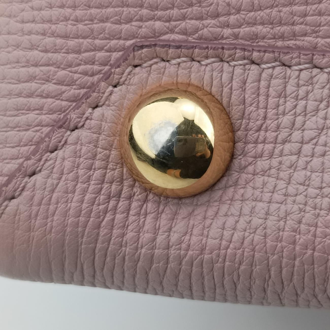 House Check The Banner Pink Leather ×Canvas ハウスチェック バナー ピンク レザー×キャンバス 