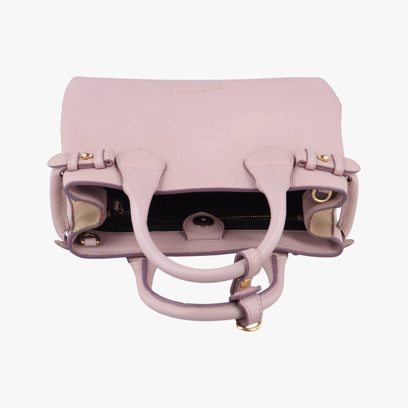 House Check The Banner Pink Leather ×Canvas ハウスチェック バナー ピンク レザー×キャンバス 