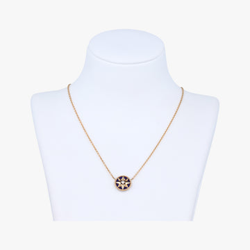 Rose des Vents medallion　 Golden×Blue AU750 095492ローズデヴァン メダリオン ゴールド×ブルー AU750 095492