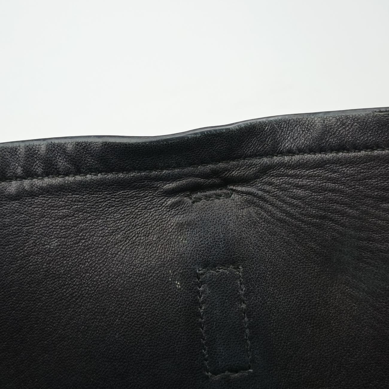 Prada City Calf Double Green×Black Leather 239/Eプラダ シティ カーフ ダブル グリーン×ブラック レザー 239/E