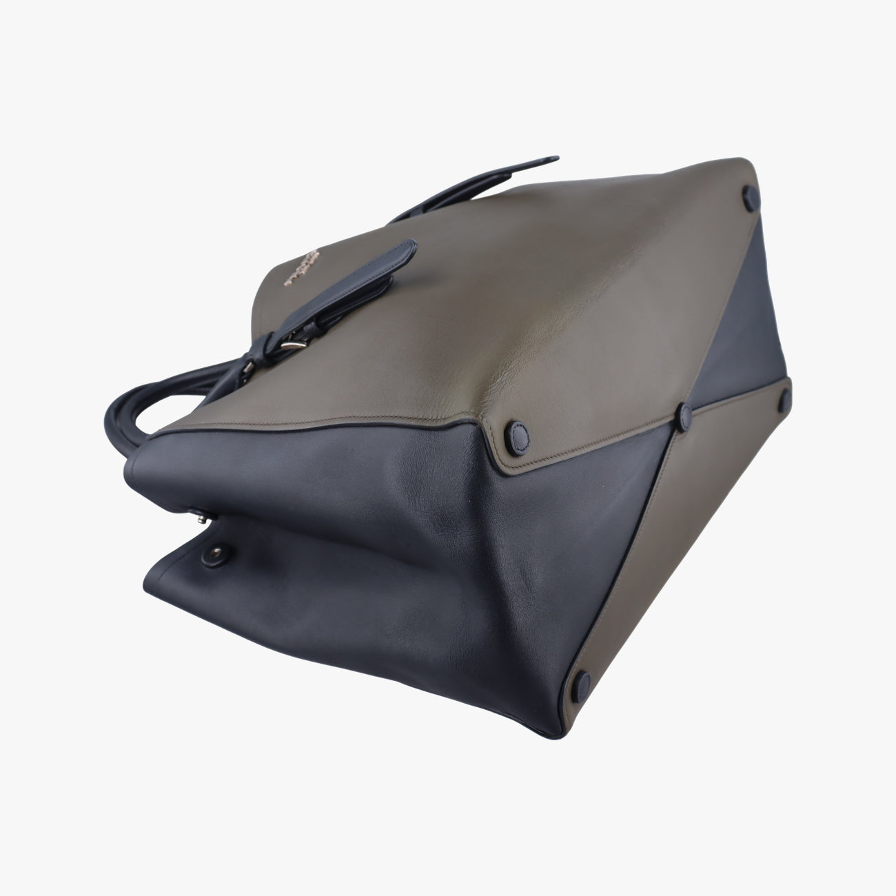 Prada City Calf Double Green×Black Leather 239/Eプラダ シティ カーフ ダブル グリーン×ブラック レザー 239/E