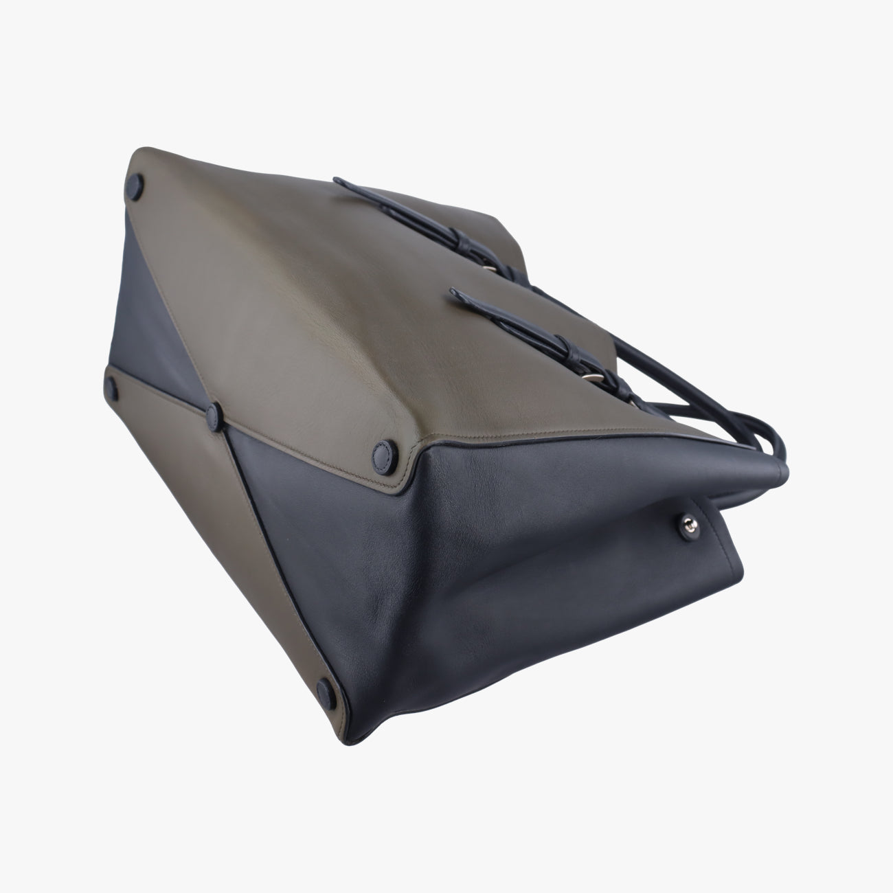 Prada City Calf Double Green×Black Leather 239/Eプラダ シティ カーフ ダブル グリーン×ブラック レザー 239/E