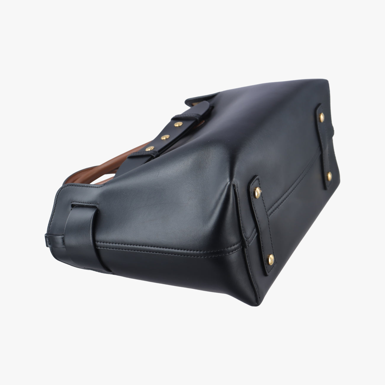 studded belt Black leather BMPPAN1301スタッズベルト ブラック レザー BMPPAN1301