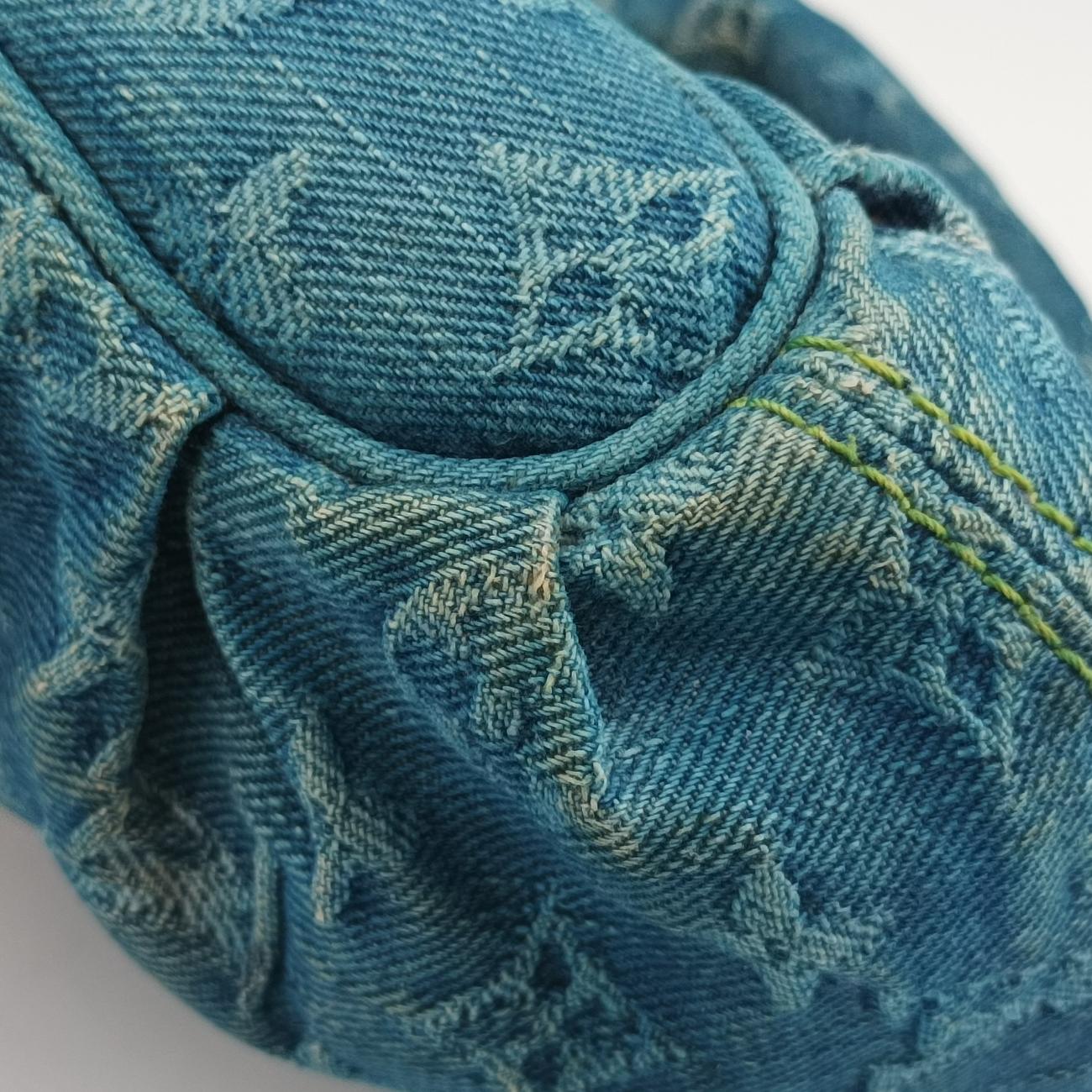 PrettyPretty Blue×Beige Monogram Denim M95020 プリーティ ブルー×ベージュ モノグラム デニム M95020 