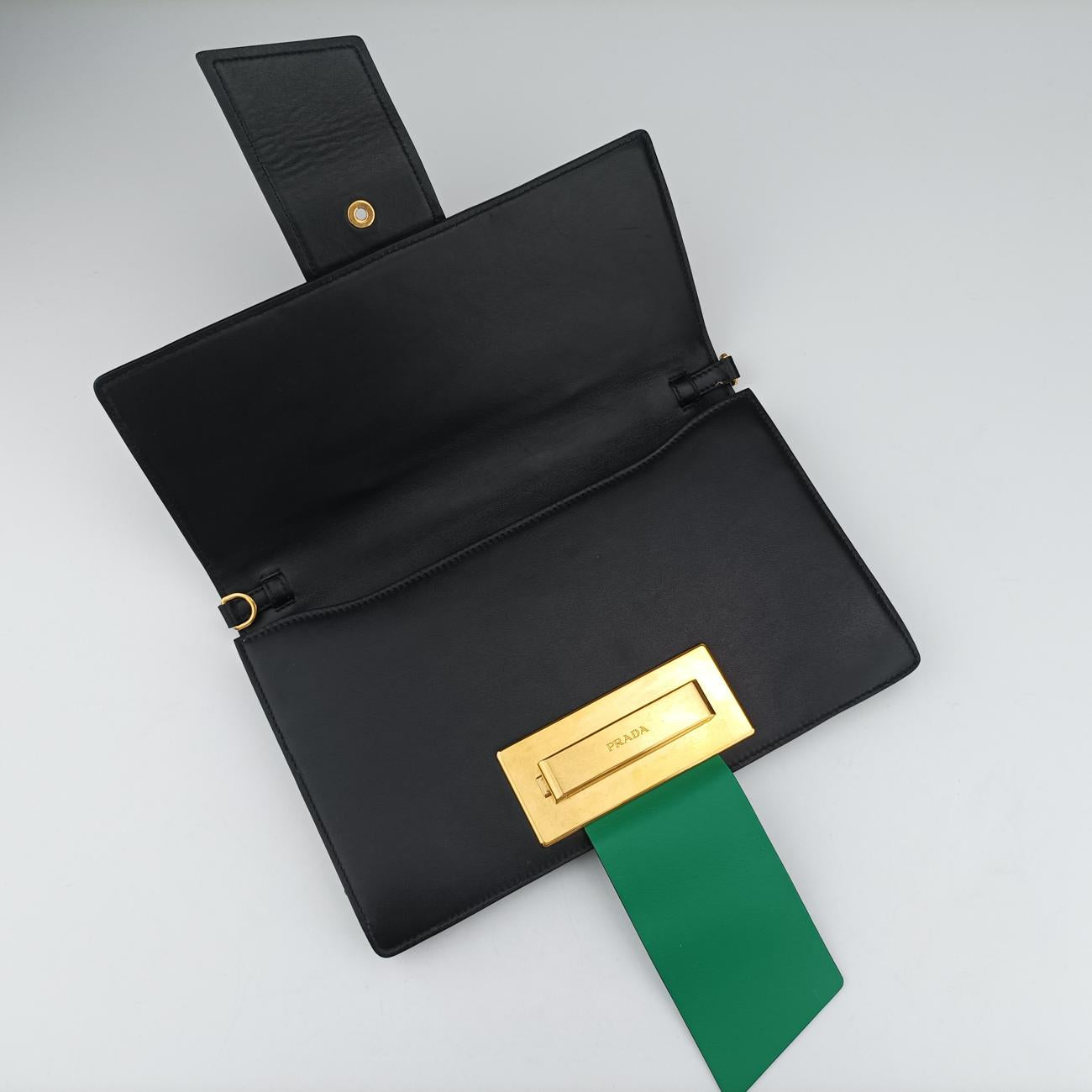 Floral Print Plex Metal Ribbon Green×Black×Multicolour Leather 7/Dフローラル プリント プレックス メタル リボン グリーン×ブラック×マルチカラー レザー 7/D