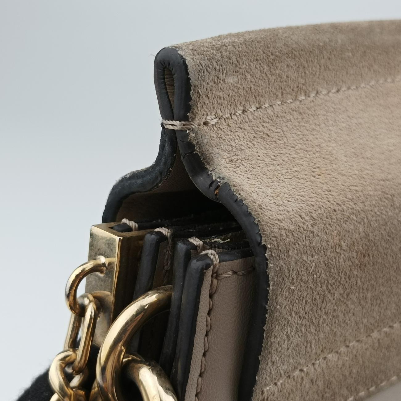 FAYE Brown Suede × leather 01.16.50.65フェイ ブラウン スエード×レザー 01.16.50.65