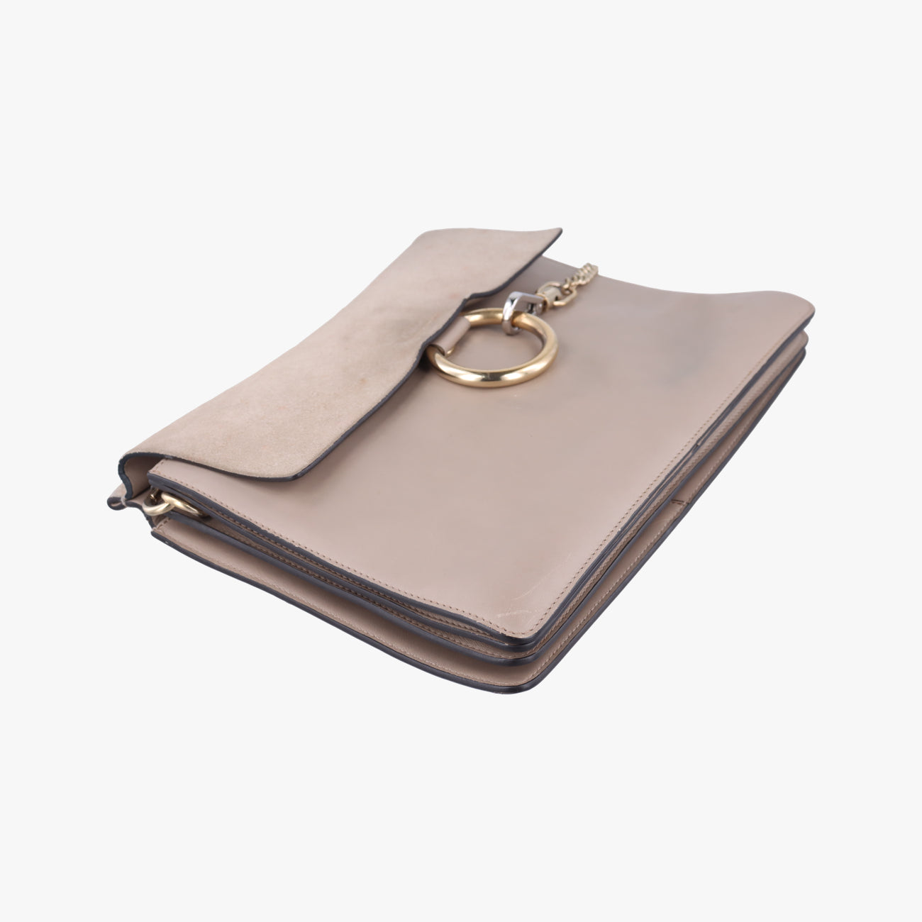 FAYE Brown Suede × leather 01.16.50.65フェイ ブラウン スエード×レザー 01.16.50.65