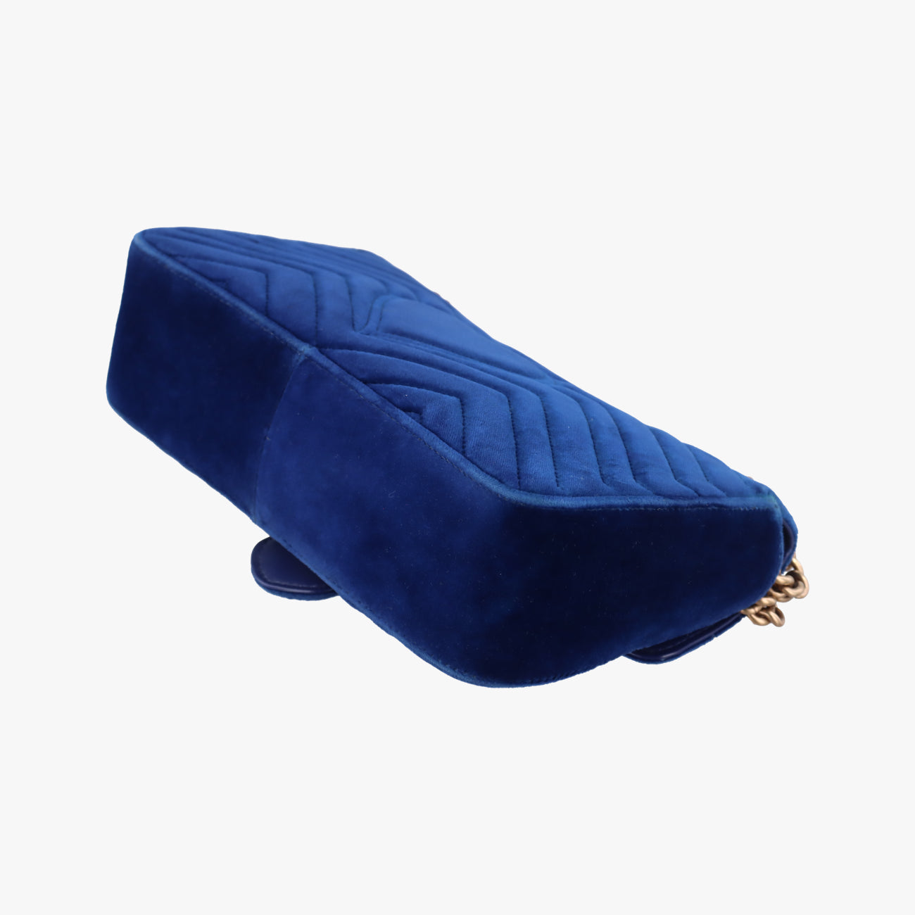 GG Marmont Navy×Multicolour velour 443497 I025159332GGマーモント ネイビー×マルチカラー ベロア 443497 I025159332