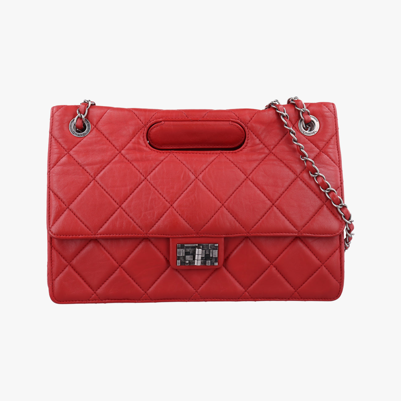 Paris-Byzance Take Away Flap Red lambskin A66738 15497714マトラッセ ターンロック 2.55 レッド ラムスキン A66738 15497714
