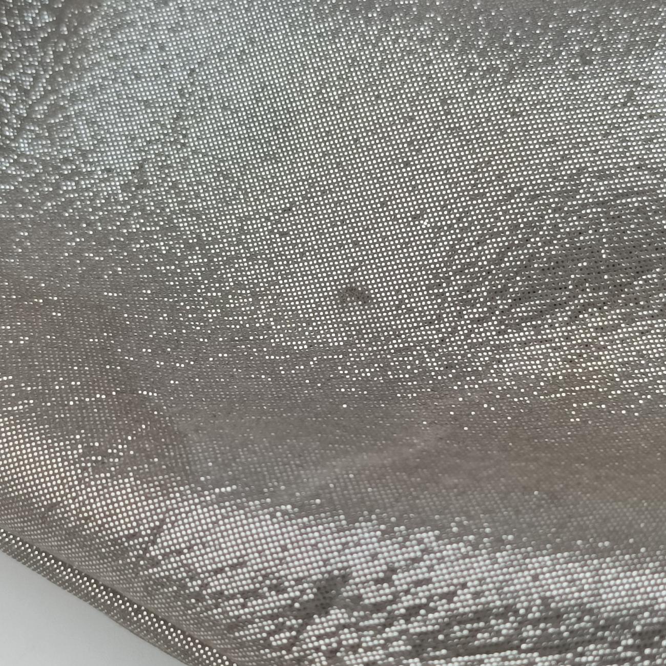 Logo Clutch Silver Leather 8BP041 2258~8BP041~BKL~098ロゴクラッチ シルバー レザー 8BP041 2258~8BP041~BKL~098