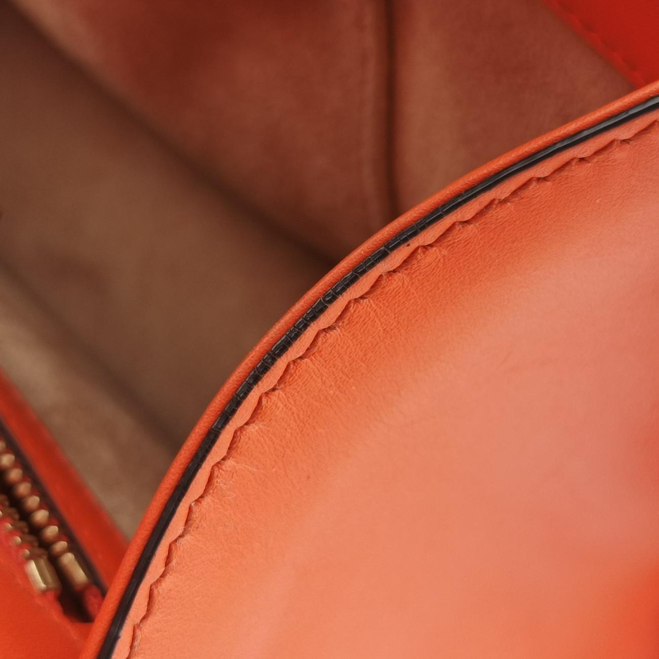 グッチGucciシルヴィ オレンジ×レッド×ネイビー レザー 421882 G022116905