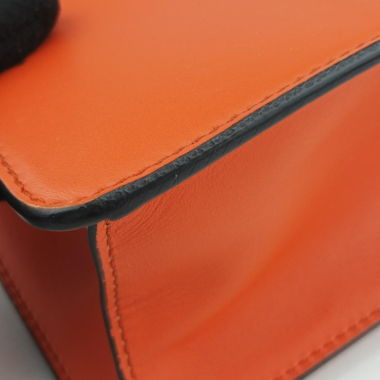 Sylvie Orange x Red x Navy Leather 421882 G022116905シルヴィ オレンジ×レッド×ネイビー レザー 421882 G022116905