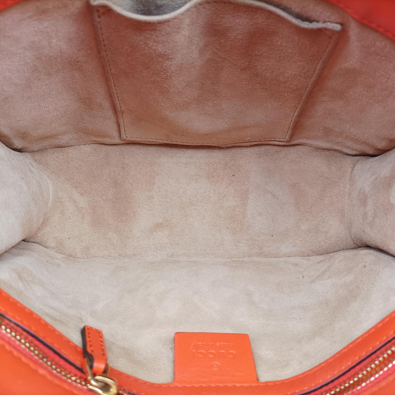 Sylvie Orange x Red x Navy Leather 421882 G022116905シルヴィ オレンジ×レッド×ネイビー レザー 421882 G022116905