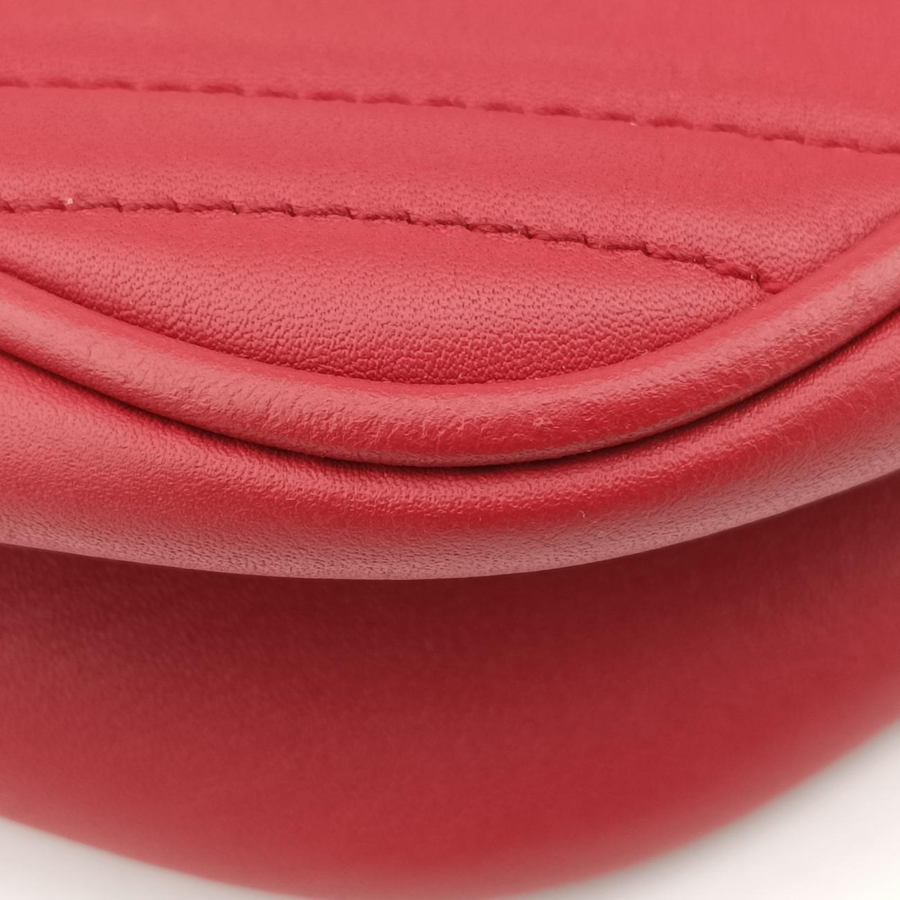 GG Marmont Red Leather 447632 G020990964GGマーモント レッド レザー 447632 G020990964