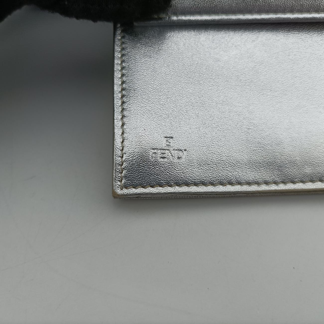 Embossed Logo Silver Canvas 8M0219 2289-8M0219-ZDK-089エンボス ロゴ シルバー キャンバス 8M0219 2289-8M0219-ZDK-089