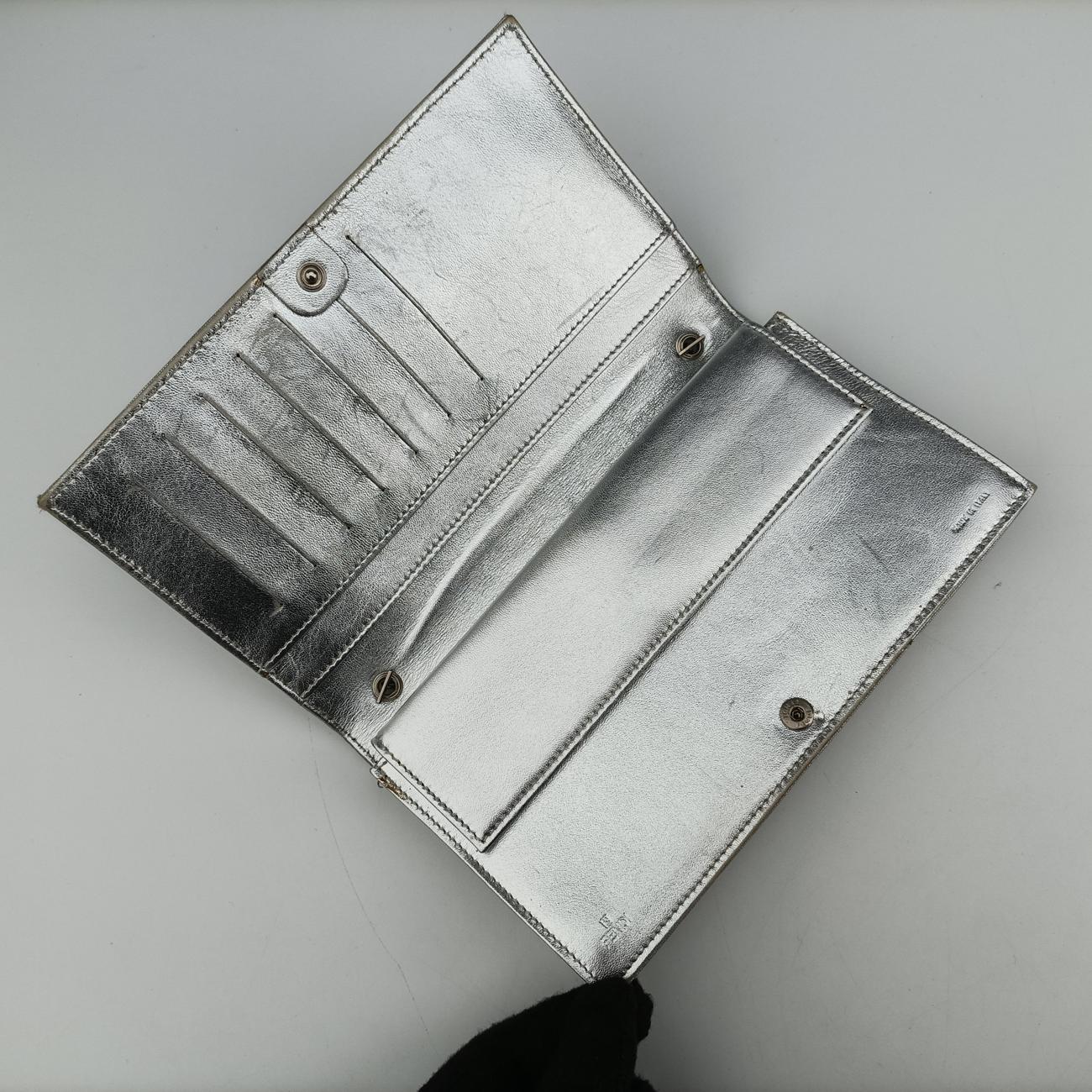 Embossed Logo Silver Canvas 8M0219 2289-8M0219-ZDK-089エンボス ロゴ シルバー キャンバス 8M0219 2289-8M0219-ZDK-089