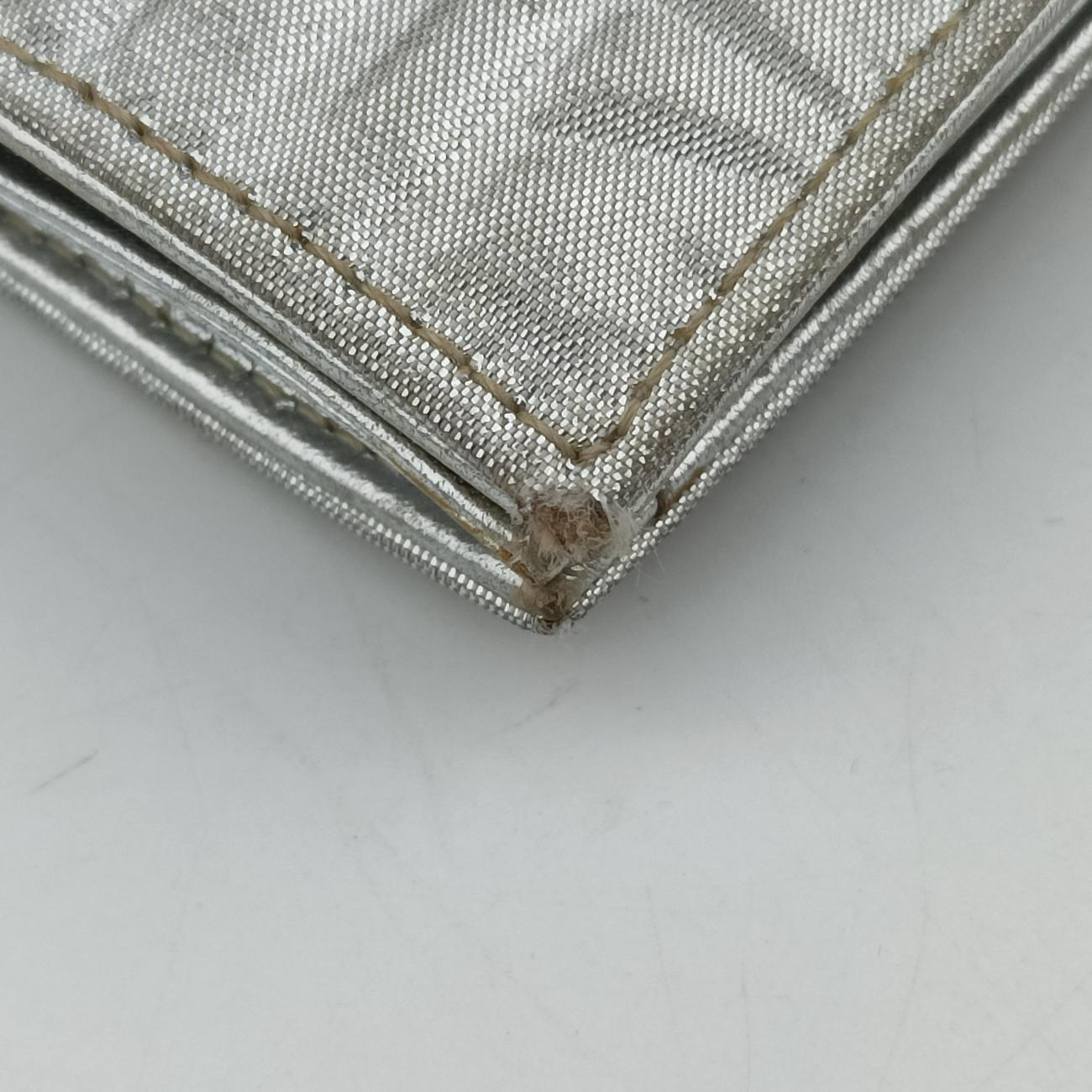 Embossed Logo Silver Canvas 8M0219 2289-8M0219-ZDK-089エンボス ロゴ シルバー キャンバス 8M0219 2289-8M0219-ZDK-089