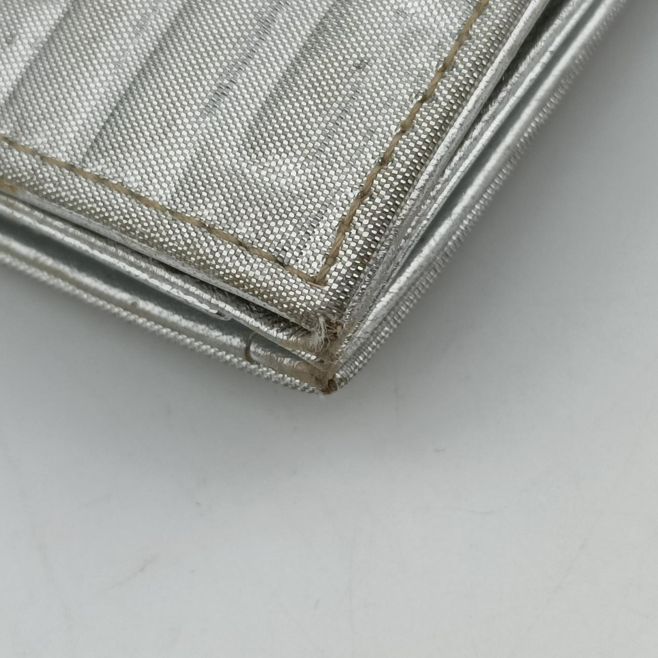 Embossed Logo Silver Canvas 8M0219 2289-8M0219-ZDK-089エンボス ロゴ シルバー キャンバス 8M0219 2289-8M0219-ZDK-089