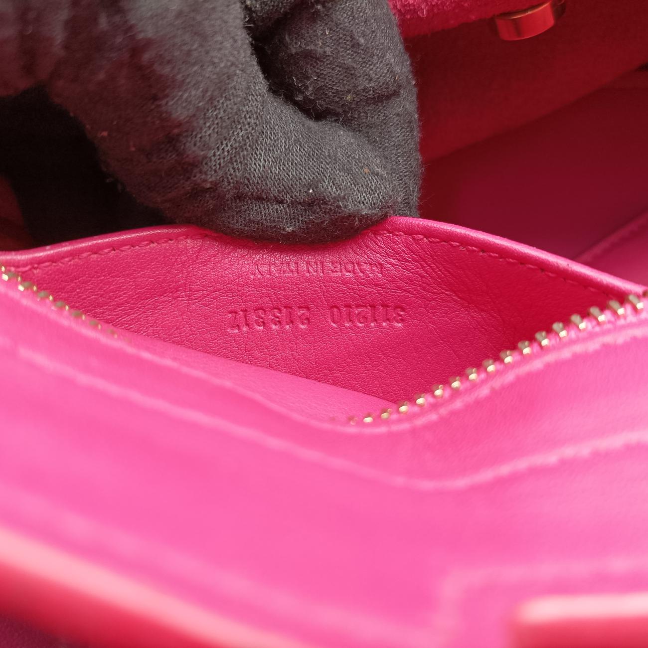 Y Ligne Petit Cabas Rose Leather 311210 311210.213317Yライン プチカバス ローズ レッド レザー 311210 311210.213317