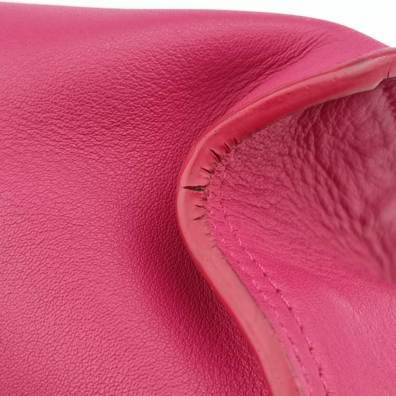 Y Ligne Petit Cabas Rose Leather 311210 311210.213317Yライン プチカバス ローズ レッド レザー 311210 311210.213317