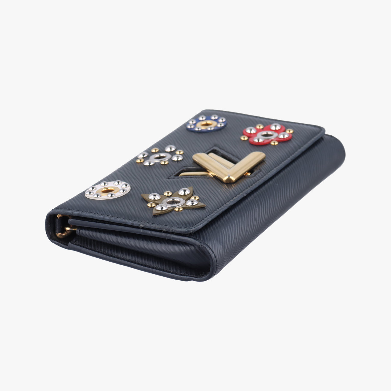 Portefeuille Twist Noir×multicolor Epi M62463 SP4186ポルトフォイユツイスト ノワール×マルチカラー エピ M62463 SP4186