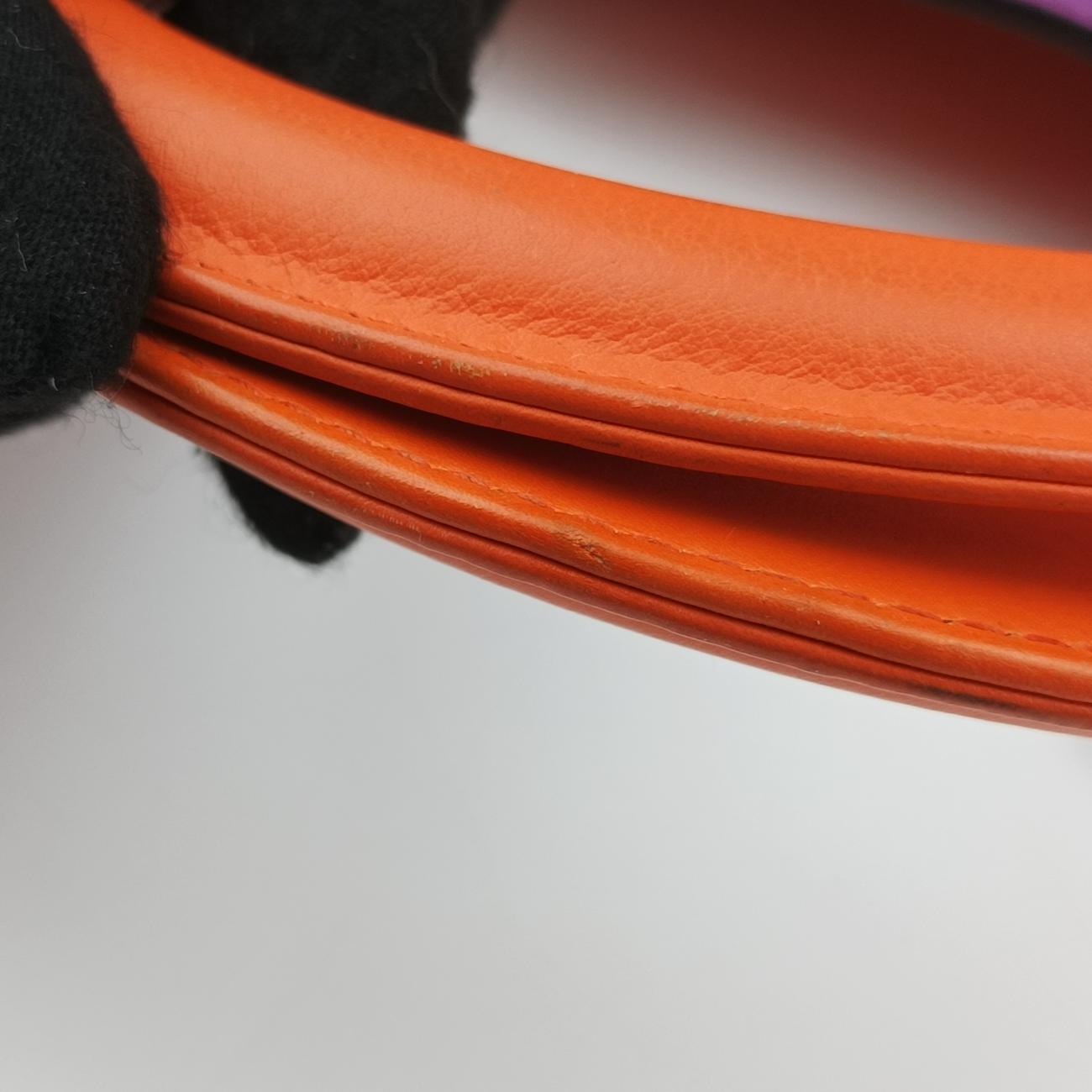 Diorissimo Orange Leather 09-MA-0124ディオリッシモ オレンジ レザー 09-MA-0124