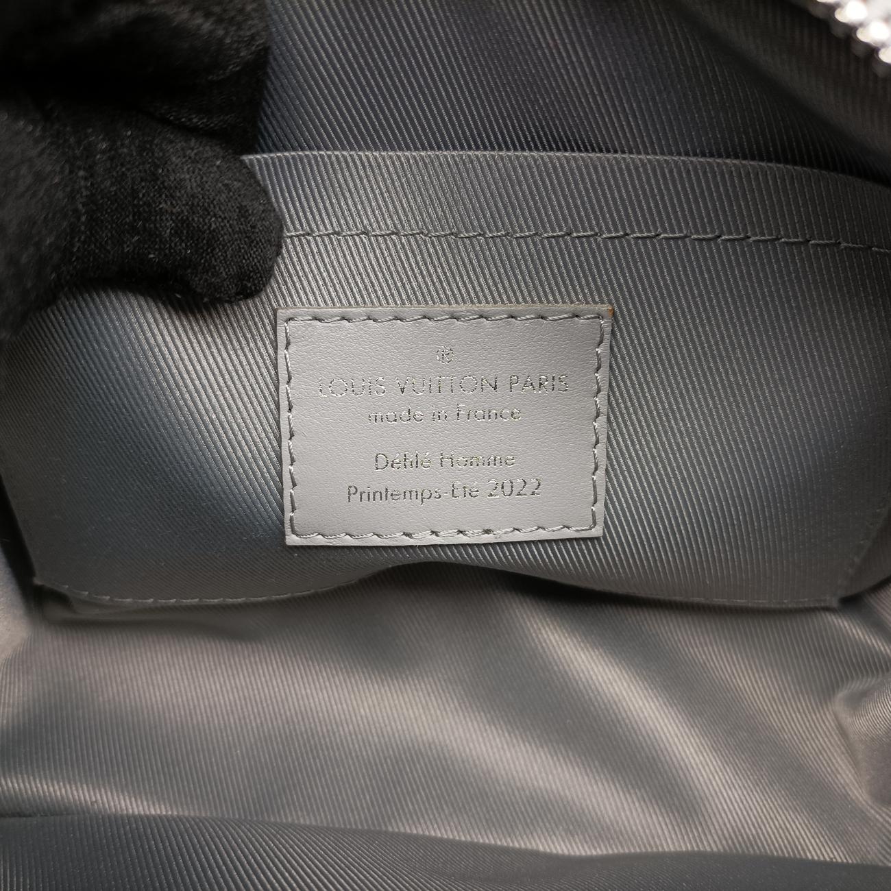 Mini Soft Trunk Silver Leather M59726 ICチップミニソフトトランク シルバー レザー M59726 ICチップ