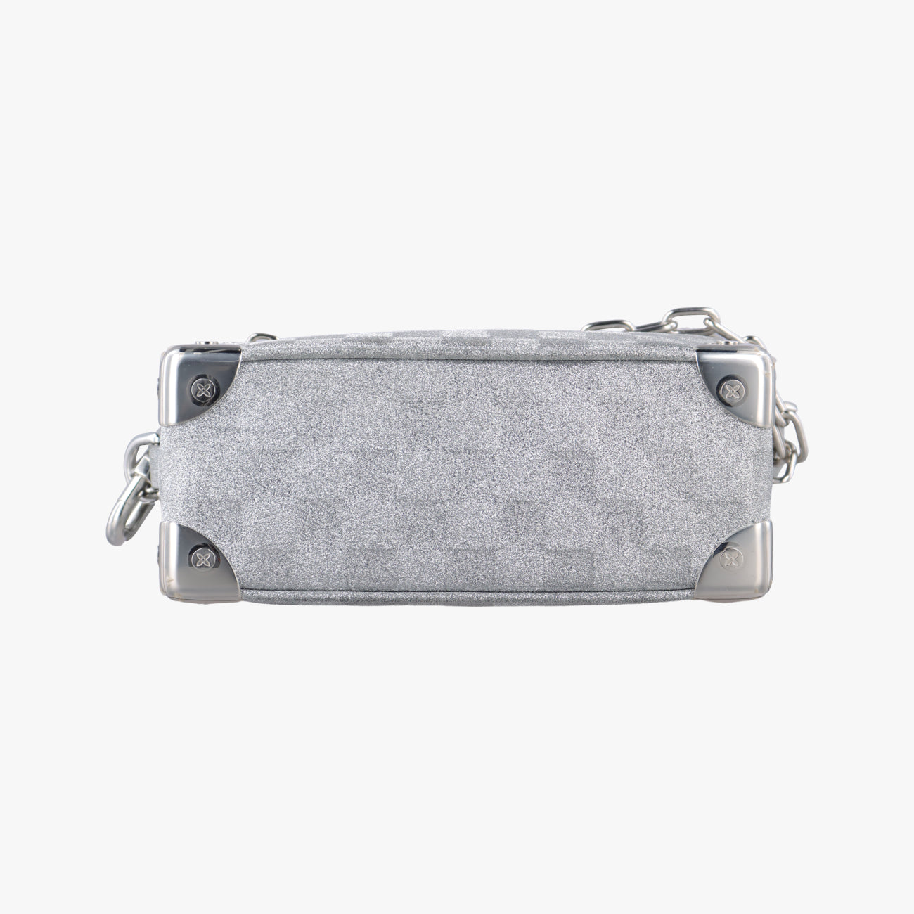 Mini Soft Trunk Silver Leather M59726 ICチップミニソフトトランク シルバー レザー M59726 ICチップ