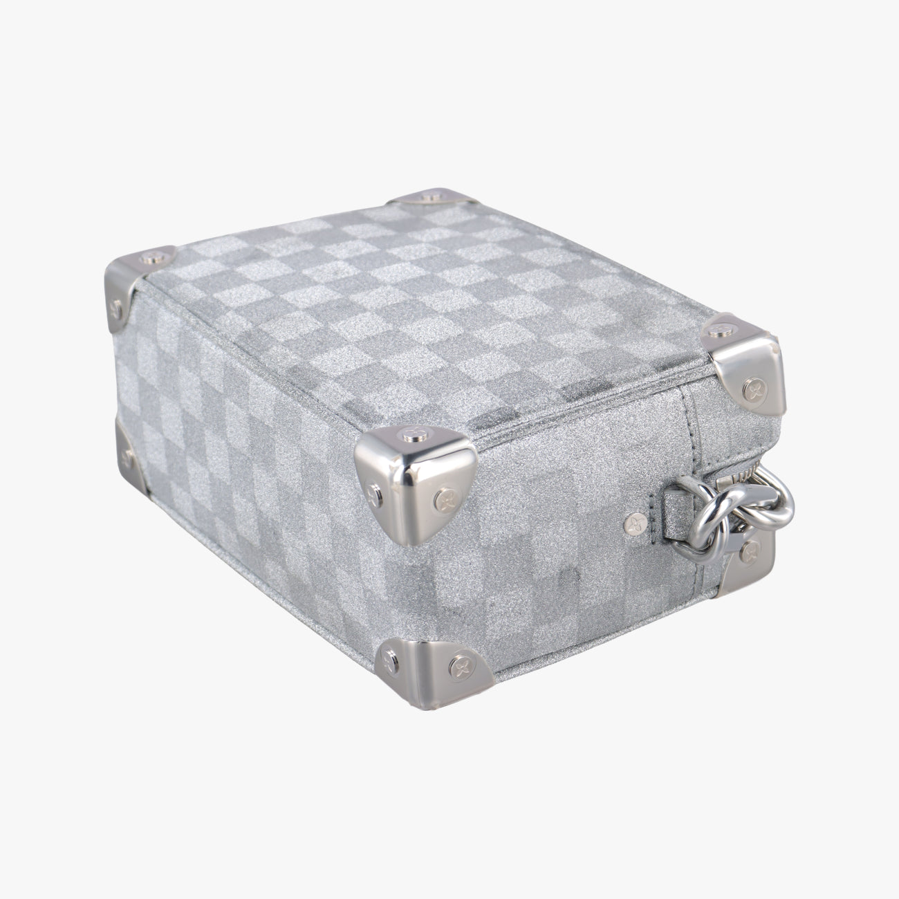 Mini Soft Trunk Silver Leather M59726 ICチップミニソフトトランク シルバー レザー M59726 ICチップ