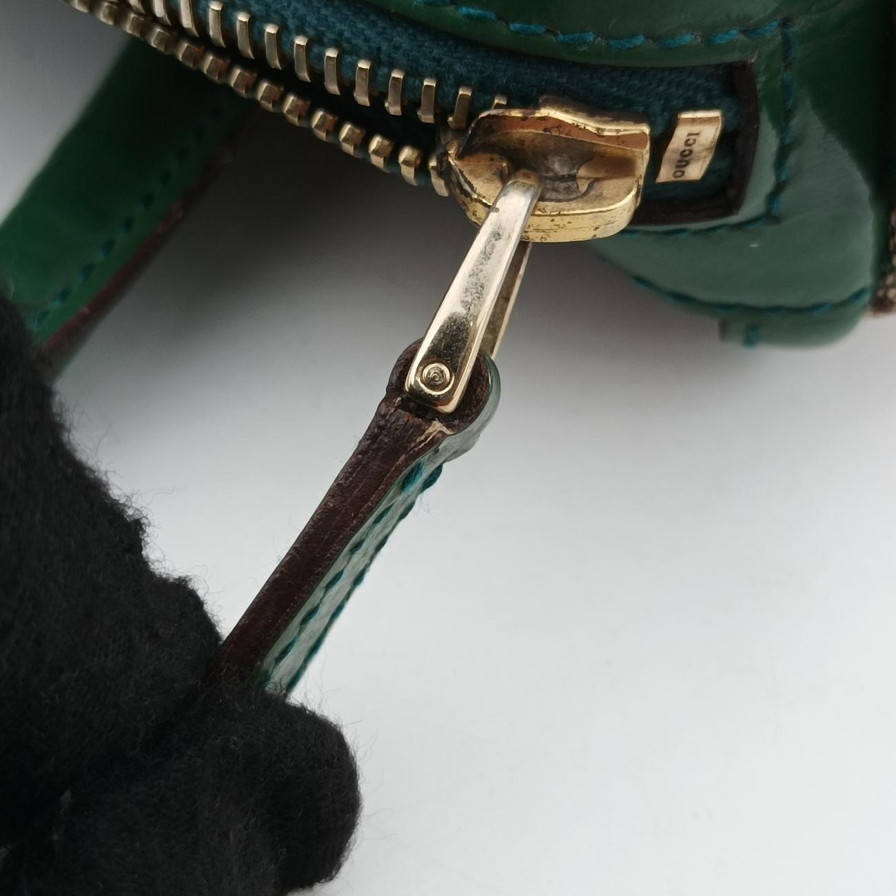 Abbey Beige×Green Canvas×Patent 130942 アビー ベージュ×グリーン キャンバス×パテント 130942 