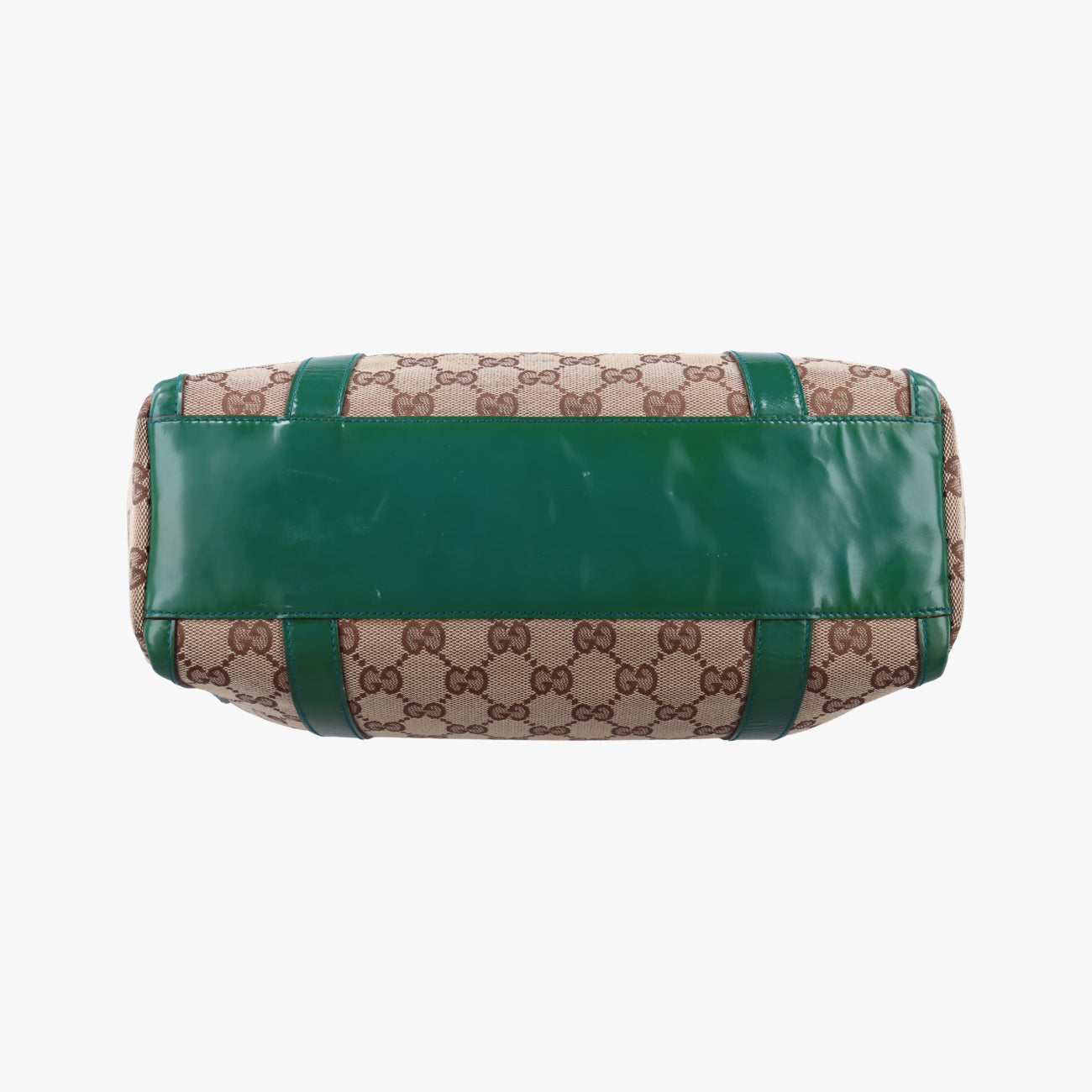 Abbey Beige×Green Canvas×Patent 130942 アビー ベージュ×グリーン キャンバス×パテント 130942 