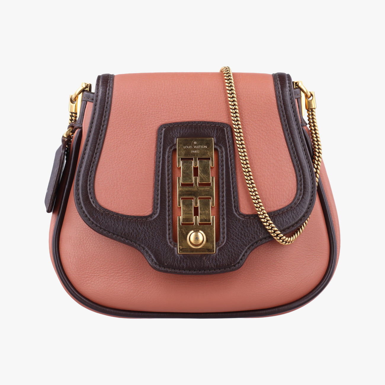 Collection Trapezio Pink×Brown leather M97086 AR0171コレクション トラペツィオ ピンク×ブラウン レザー M97086 AR0171