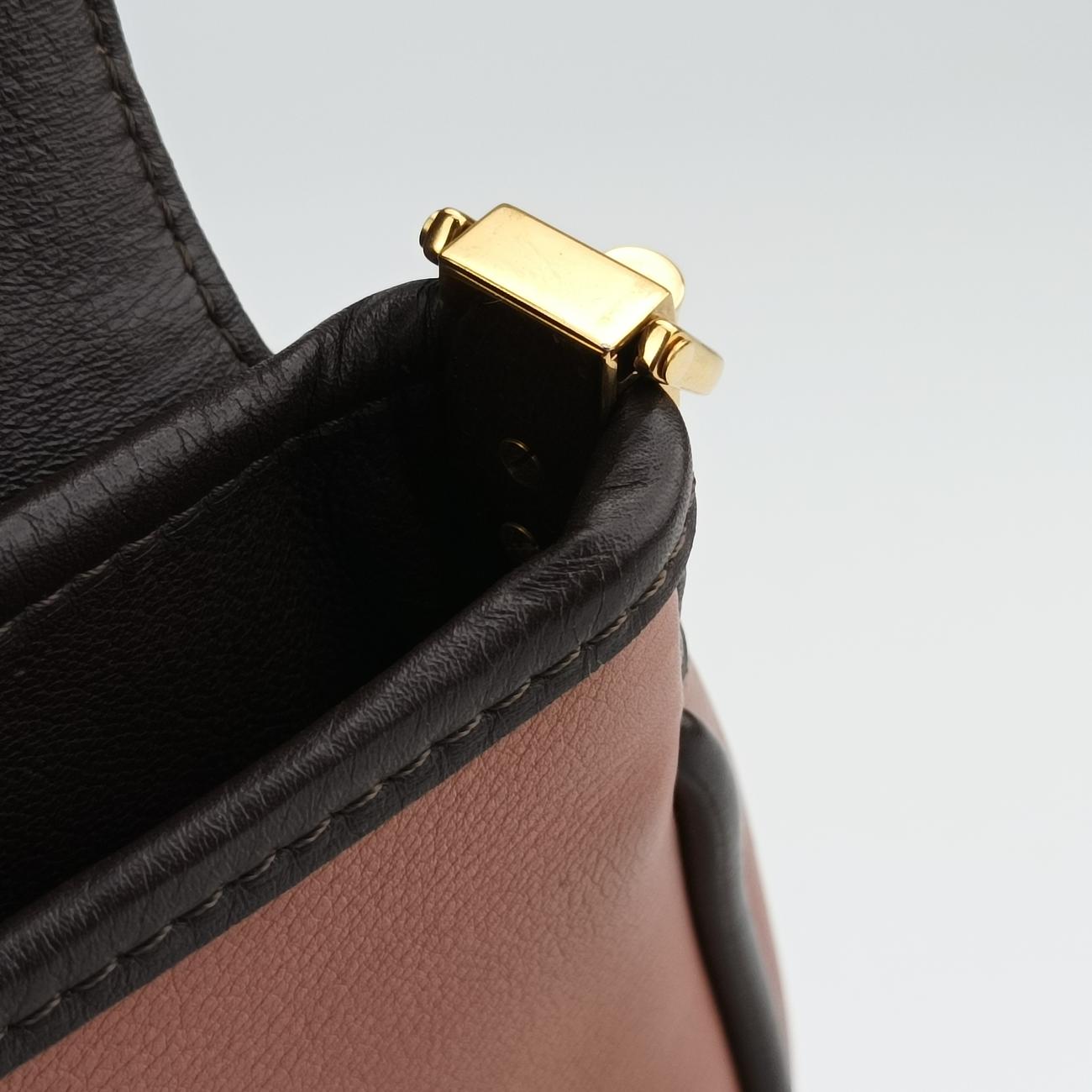 Collection Trapezio Pink×Brown leather M97086 AR0171コレクション トラペツィオ ピンク×ブラウン レザー M97086 AR0171