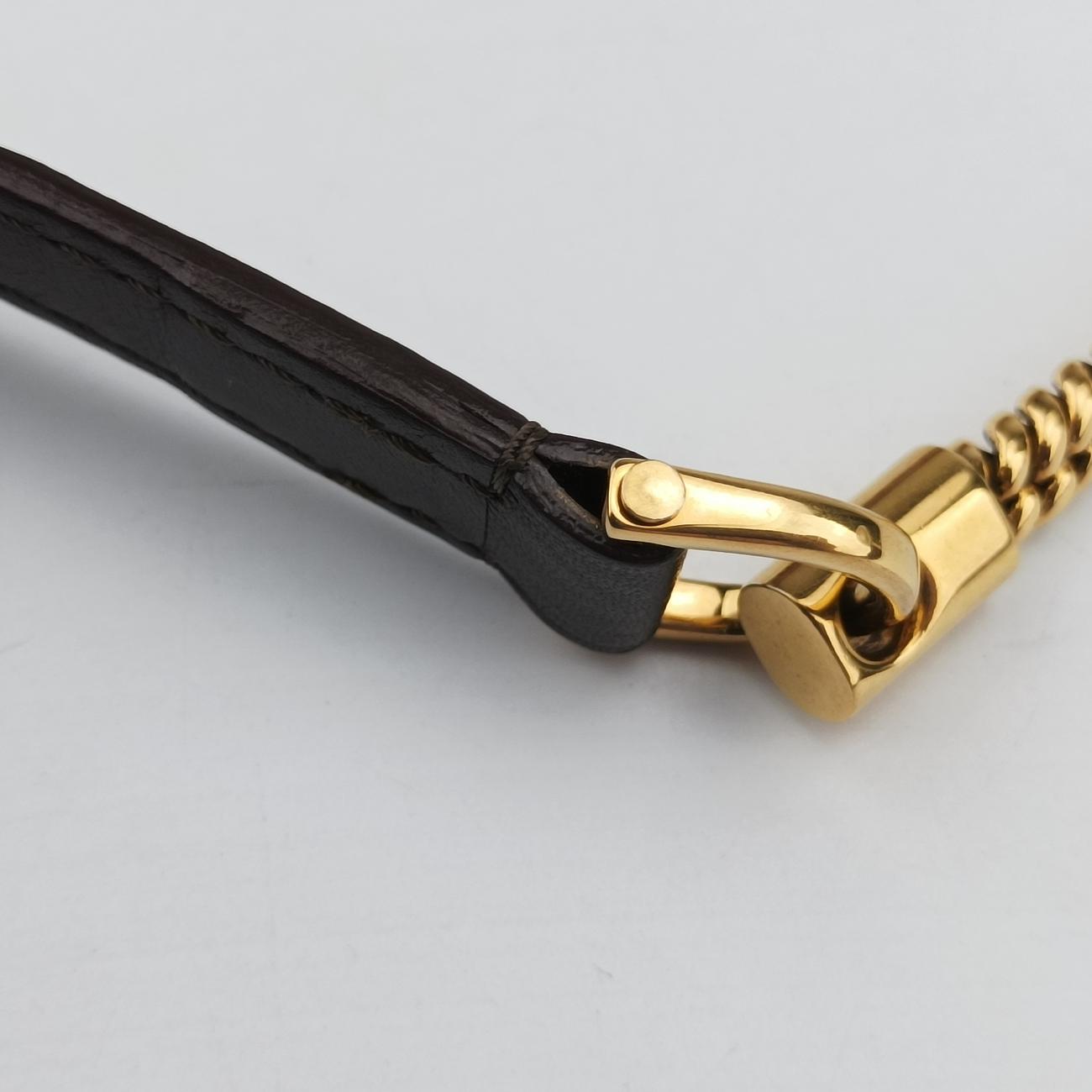 Collection Trapezio Pink×Brown leather M97086 AR0171コレクション トラペツィオ ピンク×ブラウン レザー M97086 AR0171